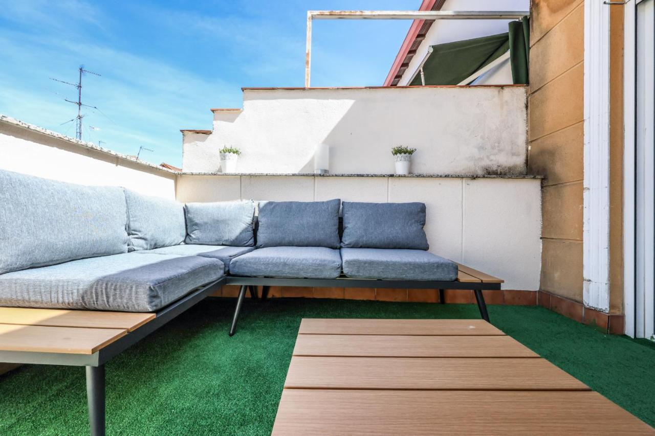 Ferienwohnung Atico Reformado Con Terraza En Lavapies Madrid Exterior foto